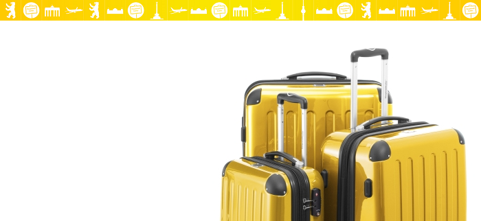 gelbe Koffer